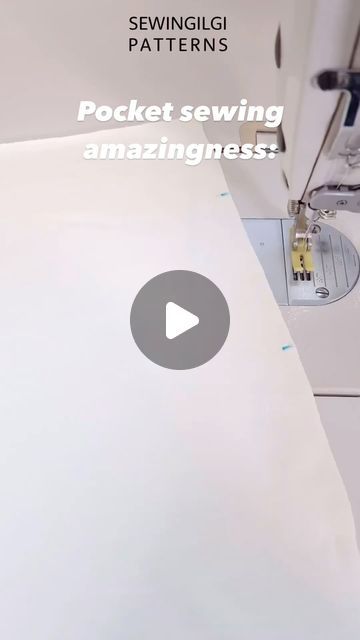 Milou Stella on Instagram: "I just took a pair of pockets out of the design of a pair of trousers because of fear. But this video might come useful when I next worry about the importance of details.  Does this type of pocket sewing have a technical name?  #pocketsewingtutorial #pocket #pocketsewing #learningtosew #sewweekly   Video by: @sewingilgi_pattern" Type Of Pocket, Pocket Sewing, Sewing Pockets, Trouser Pocket, Sewing Tutorials, Siding, Trousers, Couture, Sewing