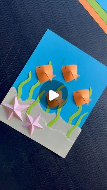 CraftISH corner on Instagram: "Super simple 3D paper fish/auarium craft  Create a splash of fun with this easy 3D paper fish craft—perfect for little hands and big imaginations! ✨  . . . . . . . #paperfish #fishcraft #diyfish #fishcraftideas #howtomakeafish #fishmaking #diy #paper #craft #papercrafts #diypaper #paperideas #kidscraft #craftsforkids #paperscenery #papercollage #paperaddict #3dcraft #3dpaper #3dpapercrafts #animalpapercraft #astrobrights #astrobrightspaper #preschoolcrafts #preschoolideas" 3d Fishes Craft, 3d Crafts For Preschoolers, Fish Science Experiment, 3d Fish Craft, 3d Paper Fish, Easy Fish Craft, Simple Fish Drawing, Paper Fish Craft, Fish Paper Craft