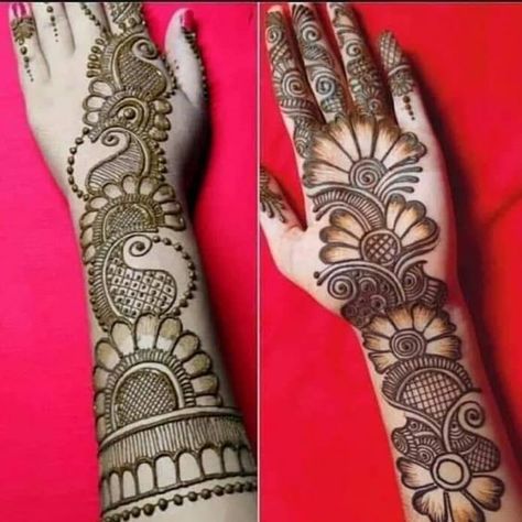 Back Hand Mehndi Design, Hand Mehendi, Simple Arabic Mehndi, Simple Mehendi, Mehndi Designs Simple, Simple Mehendi Designs, Full Mehndi, Hand Mehndi Design, Mehndi Designs For Kids