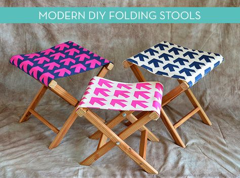 How To: Make a DIY Folding Camp Stool from Scratch Diy Stool, Camping Diy, Camping Stool, Camping Hacks Diy, Diy Camping, Folding Chairs, Camping Chairs, Wooden Stools, Homemade Christmas Gifts