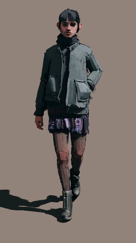 Bozo Balov (@bozo_balov) • Instagram photos and videos Modern Punk Fashion, Split Croatia, Arte Inspo, 3d Characters, Sketchbook Art Inspiration, Digital Portrait, Art Studies, Pretty Art, Art Sketchbook