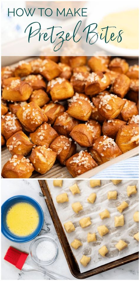 Rhodes Bread Dough Recipes, Easy Pretzel Bites, Rhodes Rolls Recipes, Rhodes Bread Dough, Fun Party Food, How To Make Pretzels, Frozen Pretzels, Pretzel Recipes, Pretzel Bites Recipes