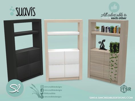 Sims 4 Bookshelf, The Sims 4 Mod, Tree Bookshelf, Cc Sims, Sims 4 Cc, Animal Skin, Maxis Match, The Sims Resource, Sims 4 Mods