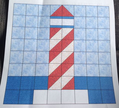 Lighthouse Quilt Block Patterns Free, Lighthouse Quilt Patterns, Lighthouse Barn Quilt, Lighthouse Quilt Block, Lighthouse Quilt, Beach Quilts, Boat Quilt, Coastal Quilts, Kid Quilts Patterns