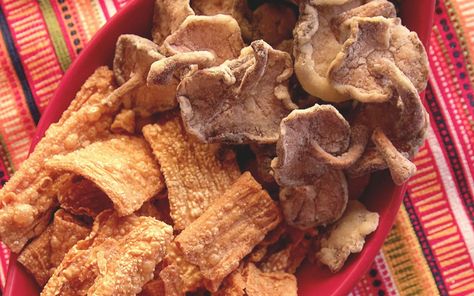 Yuba Recipes Dishes, Vegan Chicharrones, Chicharrones Recipe, Alternative Food, Sweet Rice Flour, Mushroom Dishes, Traditional Mexican Food, Sweet Rice, Mushroom Dish