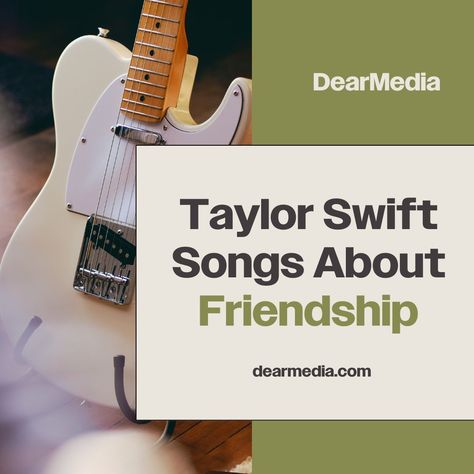 Are you ready to feel all the emotions? Taylor Swift's songs about friendship are guaranteed to tug at your heartstrings and uplift your spirits! From catchy tunes to heartfelt lyrics, immerse yourself in the world of Taylor's iconic melodies that celebrate the beauty of true friendship. #HeartfeltSongs #FriendshipGoals #TaylorSwiftLyrics Taylor Swift Friendship Quotes, Cute Taylor Swift Lyrics For Friends, Taylor Swift Friendship Lyrics, Friendship Song Lyrics, Taylor Swift Friend Lyrics, Taylor Swift Songs About Friendship, Lyrics About Friendship, Songs About Friendship, Taylor Song Lyrics