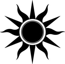 Png Logo Black, Aztec Nail Art, Sun Silhouette, Sun Png, Aztec Nails, Black Hole Sun, Hippie Tattoo, Shading Drawing, Praise The Sun