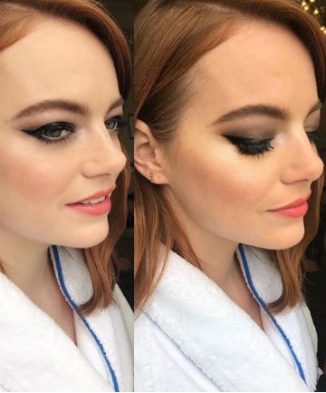 Emma Stone Eyes, Emma Stone Makeup, Easy Cat Eye, Cat Eye Makeup, Celebrity Makeup Artist, Look Of The Day, Eye Makeup Tips, Celebrity Makeup, Emma Stone