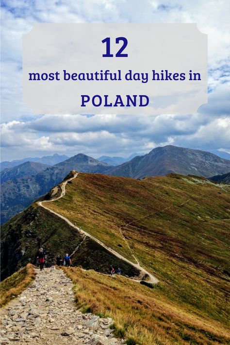 Hiking in Poland: list of the best hikes in Poland. Those hiking routes are easy and suitable for all kinds of hikers. Polish mountains include: Karkonosze, Tatra mountains, Bieszczady and Beskidy mountains. Check those amazing trails and discover mountains in southern Poland! #hiking #poland #europe #outdoors #nature #mountains Trekking Photography, Polish Mountains, Beautiful Poland, Visit Poland, Hiking Europe, Tatra Mountains, Mountains Hiking, Hiking Photography, Poland Travel