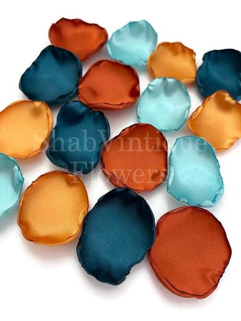 Planning your wedding or special event? Check out my beautifully handcrafted flower petals for your decor. #party #wedding #bridal #bride #brides #decor #miniwedding #weddingtablenumbers #giftsforher #weddingdecoration Fall Wedding Aisle Decor, Wedding Decor Dark, Fall Wedding Aisle, Teal Fall Decor, Terracotta Decor, Wedding Aisle Decor, Burgundy And Blush Wedding, Flower Girl Petals, Rusting Wedding