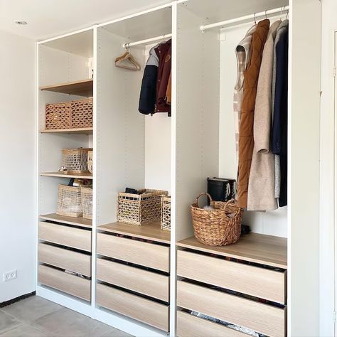 Inspiration gallery - IKEA Dressing Ikea, Pax Wardrobe, Bookshelf Styling, Ikea Pax, White Stain, Closet Ideas, Ikea Furniture, Recycled Wood, Interior Design Ideas