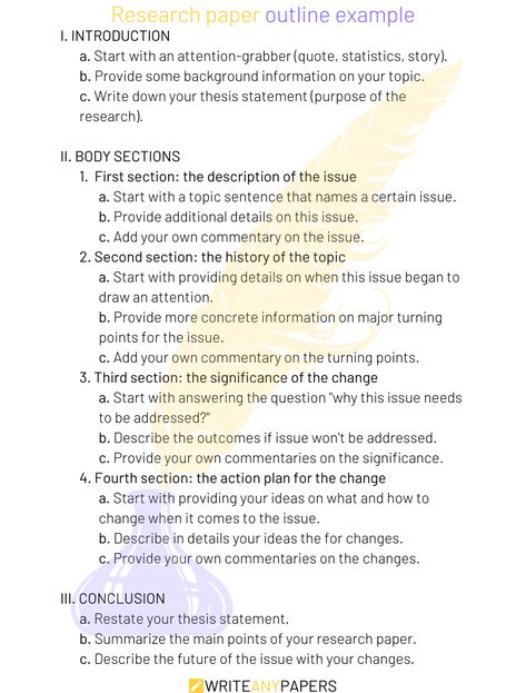 Learn How to Write a Research Paper Outline in 4 Easy Steps College Research Paper Outline, How To Write A Paper College, Reflection Essay Outline, College Paper Outline, Research Paper Format, How To Write A Research Paper College, How To Write A Good Research Paper, How To Write A Paper Quickly, Research Outline Template