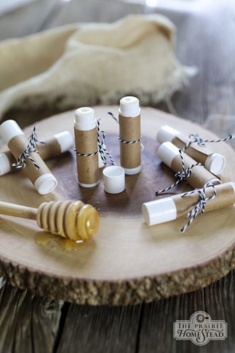 Honey-Mint Lip Balm  https://www.theprairiehomestead.com/2015/12/lip-balm-recipe.html Peppermint Lip Balm Recipe, Beeswax Lip Balm Recipe, Diy Peppermint Lip Balm, Chapstick Recipe, The Prairie Homestead, Homemade Lip Balm Recipe, Prairie Homestead, Mint Lip Balm, Lip Balm Recipe