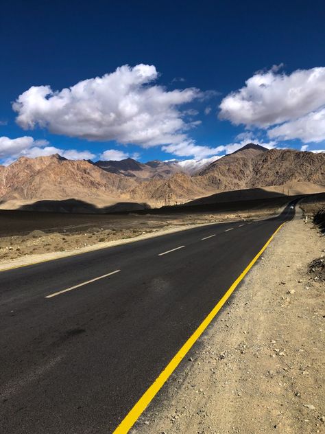 Beautiful Road near Magnetic hill in Leh, ladakh Siddhu Moose Wala Logo, Ladakh Photography, Magnetic Hill, Leh Ladakh, Menu Designs, Fav Place, Beautiful Roads, Cute Images For Dp, Wild Forest