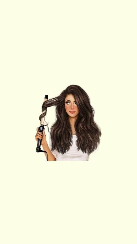 Hair Salon Pictures, Makeup Illustration, Salon Pictures, Hair Illustration, Hair Quotes, Instagram Prints, Ombré Hair, Girly Drawings, Illustration Art Girl