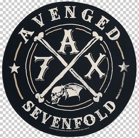 A7x Quotes, Avenged Sevenfold Logo, Expendables Tattoo, Winged Skull, Metal Fan, Band Wallpapers, Patches Fashion, Avenged Sevenfold, Circle Logo