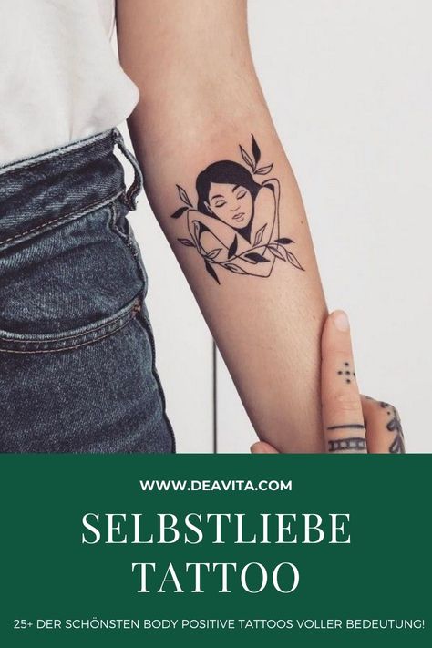 Themen wie Body Positivity und Selbstakzeptanz rücken immer mehr im Fokus. Zeigen Sie der Welt, dass Sie sich lieben und so akzeptieren, wie Sie sind, und lassen Sie sich von unseren Ideen für Selbstliebe Tattoos inspirieren! #tattoo #selbstliebe #bodypositivity Body Positive Tattoo, Positive Tattoos, Body Positive, Little Tattoos, Piercing Tattoo, Tattoo Inspo, Body Positivity, Triangle Tattoo, Tattoos For Women