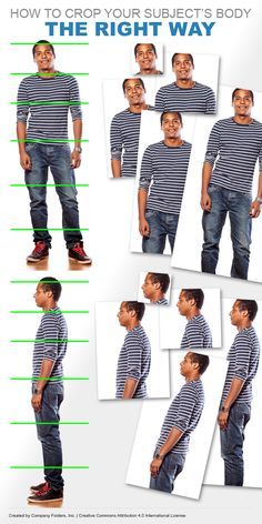 How to Crop Your Subject's Body the Right Way. Read all 15 photo cropping tips at http://www.companyfolders.com/blog/cropping-photos#graphic. Edit Image, Inkscape Tutorials, Edit Pictures, Photo Cropping, Desain Quilling, Photography Cheat Sheets, Digital Imaging, Edit Photos, Photography Basics