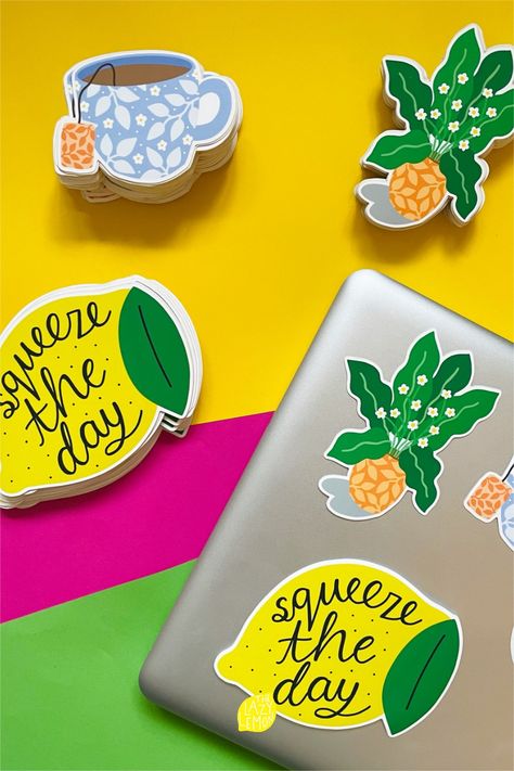 Sticker Product Photos, Product Photography Stickers, Godly Stickers, Sticker Product Photography, Stickers Photoshoot, Sticker Photoshoot, Environmental Stickers, Sticker Photography, Stickers Photography