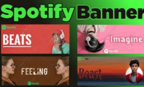 We will collaborate with you to create a banner that not only looks great but also effectively communicates your message and captures the attention of potential listeners.

If you're looking to take your Spotify presence to the next level, our professional banner design service is the perfect solution.

Contact us today to get started and let us help you elevate your brand and reach a wider audience. Spotify Banner, Banner Designs, Custom Banner, Bold Typography, Artist Profile, Brand Image, Custom Banners, Popular Music, Graphic Design Services