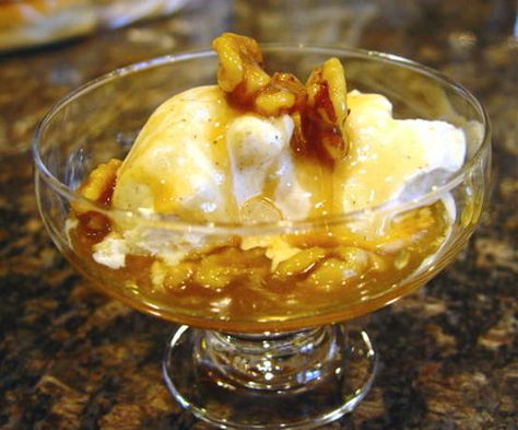 Maple Walnut Ice Cream Sauce Walnut Ice Cream Topping, Maple Walnut Ice Cream, Walnut Ice Cream, Ice Cream Sauce, Walnut Sauce, Homemade Hot Fudge, Maple Recipes, Brownie Sundae, Caramel Recipes Sauce