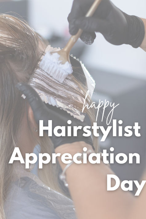 Today is a day near and dear to our hearts - it's Hairstylist Appreciation Day! 🎉

We wanted to take a moment to express our deepest gratitude to all the incredibly talented and dedicated hairdressers out there who work tirelessly to make each of their clients feel confident, beautiful, and valued. timeHairstylist Appreciation Day | Hairdresser Appreciation Day | Salon Post Ideas | Salon Social Media Salon Post Ideas, Hairstylist Appreciation Day, Salon Social Media, Ideas Salon, Salon Owners, Post Ideas, Feel Confident, Gratitude, Hair Stylist