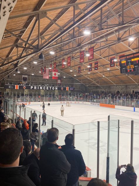 College Ice Hockey Aesthetic, College Hockey Aesthetic, Princeton Aesthetic, Princeton University Aesthetic, Hockey Aesthetic, Ice Hockey Rink, Hockey Tournaments, College Hockey, Vampire Stories