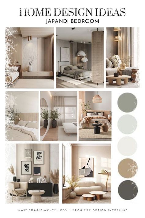 Japandi Study Room, Japandi Interiors Moodboard, Japandi Interiors Living Room, Japandi Aesthetic, Bedroom Moodboard, Japandi Home Decor, Japandi Bedroom, Japandi Interior Design, Collected Interiors