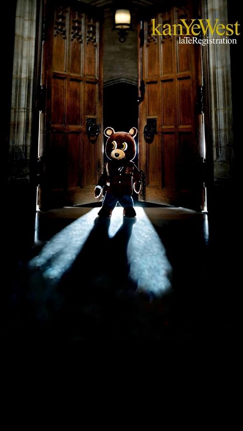 Late Registration Kanye West Wallpaper, Late Registration Wallpaper, Late Registration Kanye West, Kanye West Songs, Kanye West Funny, Good Phone Backgrounds, Kanye West Wallpaper, Late Registration, Hip Hop Wallpaper