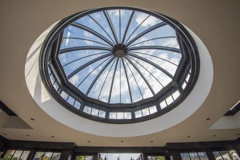 Let There Be Light! 💡 The distinctive features of our orangery showroom, with its domed roof lantern a particular highlight, at the @TheChelseaGardener – available to view 7 days a week but we recommend booking an appointment for a more personal visit 👍 #davidsalisbury #thechelseagardener #chelsea #london #Orangery #gardenroom #design #showroom #homeimprovement #homeextension #home #garden #gardening #gardencentre #rooflight #naturallight #rooflantern Dome Skylight, Roof Blinds, Domed Roof, Roof Dome, L Kitchen, Kitchen Ceiling Design, Skylight Design, Ceiling Domes, Ceiling Design Ideas