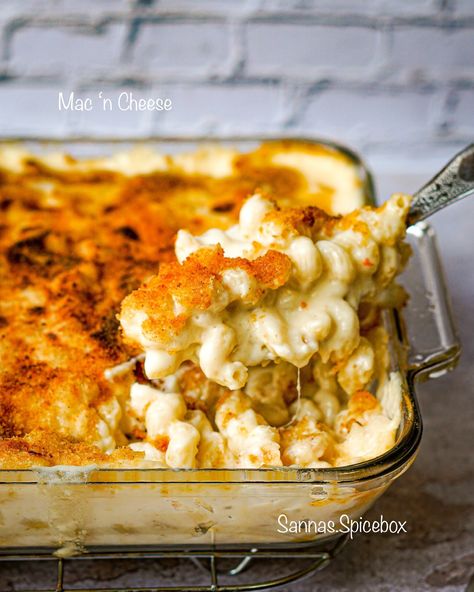 Spicy Baked Mac And Cheese, Spicy Mac And Cheese Recipe, Spicy Mac N Cheese, Food Polls, Spicy Mac And Cheese, Baked Mac And Cheese Recipe, Homemade Cheese Sauce, Macaroni Cheese Recipes, Best Mac And Cheese