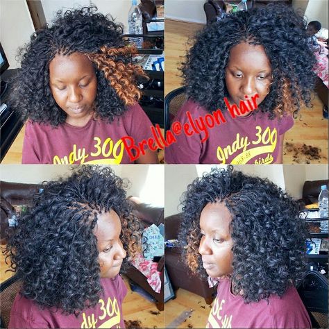 Spanish curl crochet braids with pick and drop Box Braids With Crochet Curls, Pick And Drop Short Braids, Pick And Drop Braids Curls Short, Short Pick And Drop Braids, Drop Lines Hairstyle, Pick And Drop Braids Curls, Crochet Curls Hairstyles, Drop Braids, Pick And Drop Braids