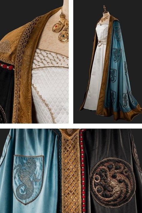 Saera Targaryen, Game Of Thrones Outfits, Got Costumes, Game Of Thrones Costumes, Wedding Cloak, Medieval Clothes, Targaryen Art, Dragon Costume, Gra O Tron