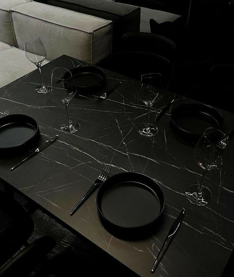 Kitchen Black, Dream Apartment Decor, Future Apartment Decor, Stoneware Bowl, Apartment Aesthetic, Black Home, Dark Interiors, Dream Apartment, Dream House Interior