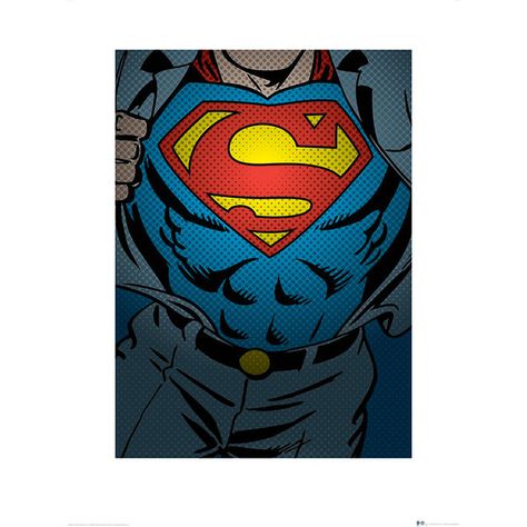 Superman Pop Art, Superman Wall Art, Dc Comics Poster, Superman Artwork, Pablo Picasso Paintings, Superman Art, Picasso Paintings, Update Your Home, 80s Cartoons