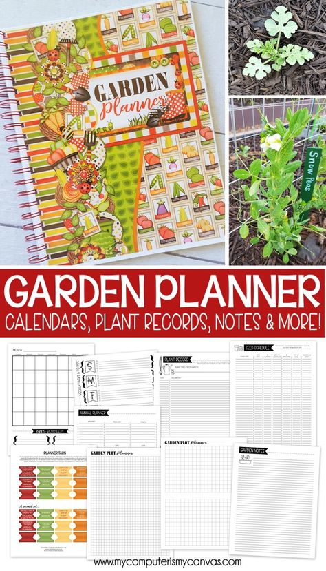 Printable Garden Planner, Schedule Notes, Free Garden Planner, Garden Notebook, Garden Planner, Garden Design Plans, Garden Plans, Square Foot Gardening, Backyard Lighting