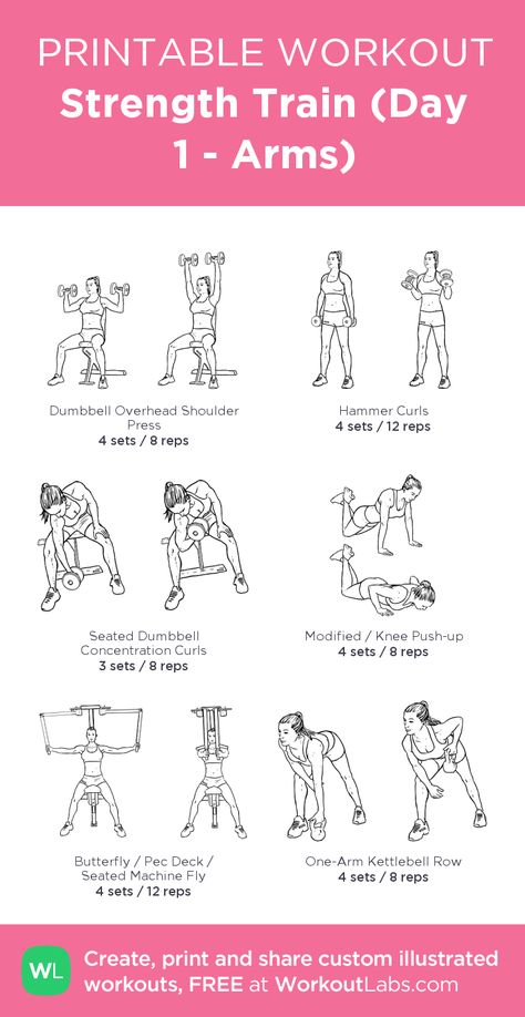 Strength Train (Day 1 - Arms) : my visual workout created at WorkoutLabs.com • Click through to customize and download as a FREE PDF! #customworkout Gym Memes Funny, Workout Labs, Printable Workout, Gym Workout Plan For Women, Arm Workout Women, Fitness Humor, Printable Workouts, Funny Gym Quotes, Workout Plan For Women