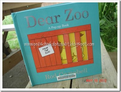 Cute book with lots of ZOO activities at Preschool Alphabet Dear Zoo Book, Zoo Animals Preschool, Preschool Zoo Theme, Zoo Preschool, Dear Zoo, Zoo Activities, Lesson Plans For Toddlers, Spring Preschool, Daycare Activities