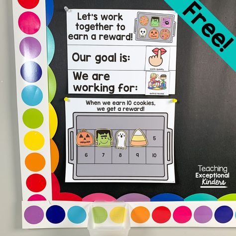 Teaching Exceptional Kinders Classroom Must Haves, Learning Wall, Kindergarten Classroom Management, Classroom Behavior Management, Classroom Behavior, Out Of Control, Behavior Management, Kindergarten Classroom, Simple Colors