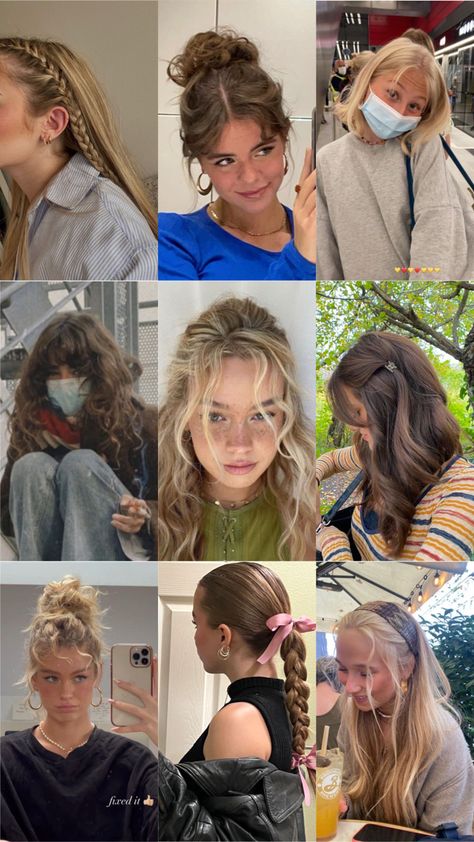 Fun Messy Hairstyles, Messy But Cute Hairstyles, Easy Amusement Park Hairstyles, Cute Theme Park Hairstyles, Messy Cute Hairstyles, Hairstyles For Amusement Parks, Hairstyles For Disney World, Theme Park Hairstyles, Amusement Park Hairstyles