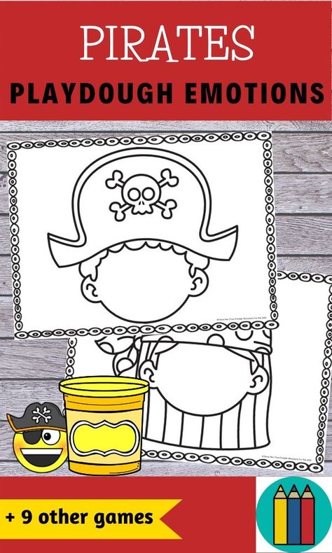 Fun Pirate Printables for Preschool and Kindergarten | Pirate Themed Games | Hands On Math Homeschool Activities | Kids Classroom Literacy Center Ideas and Worksheets #FreePrintableWorksheetsForKids #pirate #fantasy #dressup #skull #treasure #goldcoins Pirate Themed Games, Pirate Crafts For Kids, Literacy Center Ideas, Pirate Printables, Pirates Theme, Printable Worksheets For Kids, Pirate Activities, Pirate Crafts, Kids Worksheets Printables