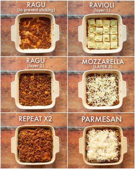 Cheesy Ravioli, Ravioli Lasagne, Easy Cheesy, Ravioli, Palak Paneer, Italian Food, Paneer, Italian Recipes, Mozzarella