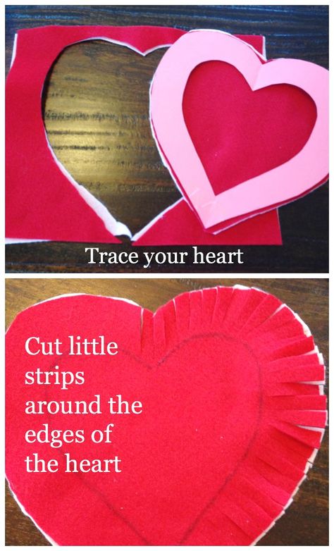 DIY Felt Heart Craft Idea: No Sewing Required Felt Hearts Crafts, Valentines Class Party, February Crafts, Easy Valentine Crafts, Valentine's Day Crafts For Kids, Bible School Crafts, Felt Heart, Crafts For Seniors, Valentines Art