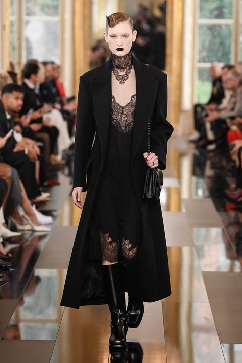 Valentino 2024, Punk Street Style, Show Collection, Power Dressing, Fashion Portfolio, Column Dress, Fall Winter 2024, Alt Fashion, Fashion Show Collection