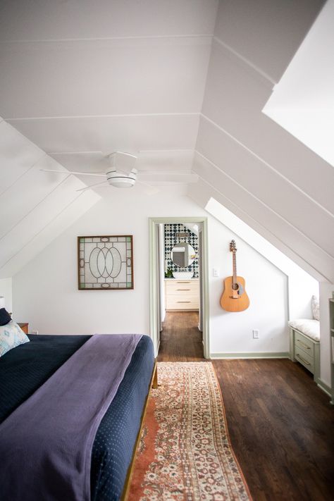 Attic Bedroom And Bathroom, Bedroom Ideas Attic, Attic Master Suite, Attic Storage Solutions, Luxury Feeling, Bedroom Ideas Master, Guest Bedroom Ideas, Attic Bedroom Designs, Storage Solutions Bedroom