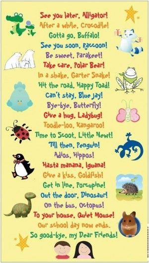 See You Later Alligator Quotes. QuotesGram Alligator Quotes, Animal Sayings, Give A Hug, Later Alligator, See You Later Alligator, Garter Snake, Classroom Songs, Preschool Songs, Teacher Quotes