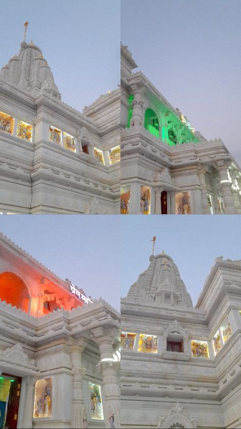 Prem Mandir Vrindavan Aesthetic, Mandir Aesthetic, Aesthetic Hinduism, Vrindavan Temple, Vrindavan Aesthetic, Hinduism Aesthetic, Prem Mandir Vrindavan, Krishna Aesthetic, Temple Aesthetic