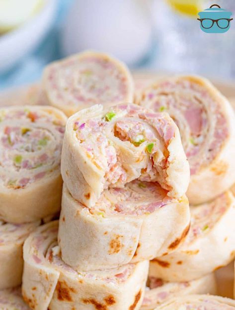 Ham Salad Pinwheels - The Country Cook Sin Dip, Mississippi Sin Dip, Ham Salad Recipes, Pinwheel Sandwiches, Pin Wheels, Leftover Ham Recipes, Easy Ham, Canned Ham, Ham Salad