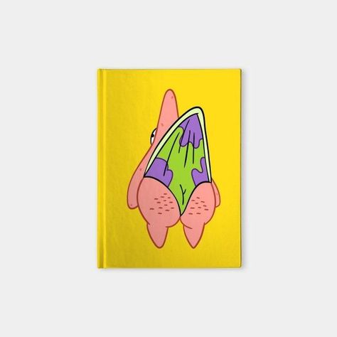 Star Notebook, Spongebob Painting, Funny Paintings, Trippy Painting, Hippie Painting, Small Canvas Paintings, Canvas Painting Ideas, Simple Canvas Paintings, Cute Canvas Paintings