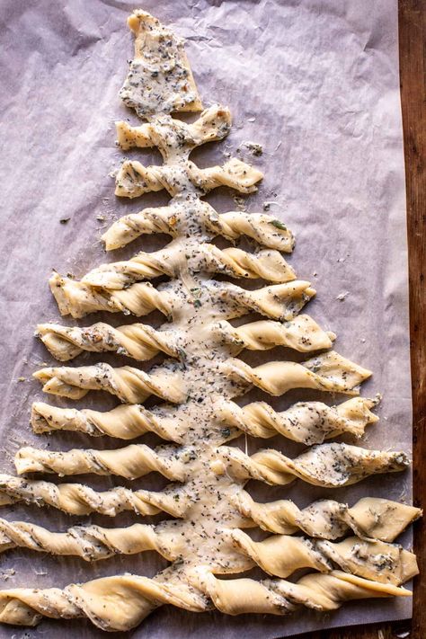 Pull Apart Christmas Tree Garlic Bread | halfbakedharvest.com Christmas Tree Garlic Bread Pull Apart, Christmas Tree Bread Pull Apart, Christmas Pull Apart Bread, Christmas Tree Garlic Bread, Pull Apart Christmas Tree Bread, Christmas Hors D'oeuvres, Pull Apart Christmas Tree, Christmas Tree Pull Apart Bread, Christmas Breads